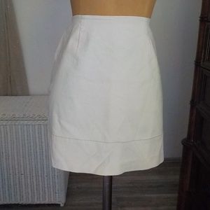 Express Stretch Tan Pencil Mini Skirt